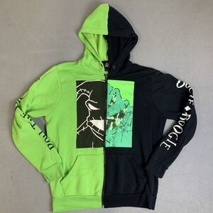 Tim Burton's The Nightmare Before Christmas Hoodie Men's Sz Small‎ Roll The Dice